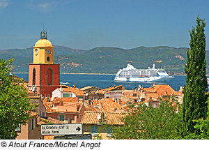 Blick auf St. Tropez, CÃ´tes d'Azur